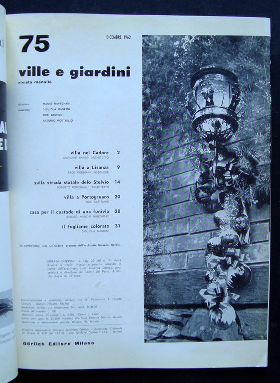 ville e giardini rivista di Architettura Arredamento numero 75 Dicembre …