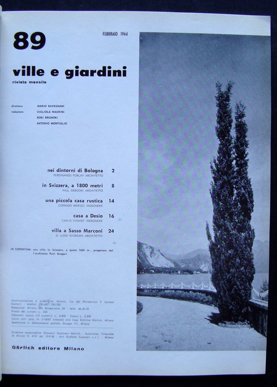ville e giardini rivista di Architettura Arredamento numero 89 Frebbraio … | Immagine Gallery 2
