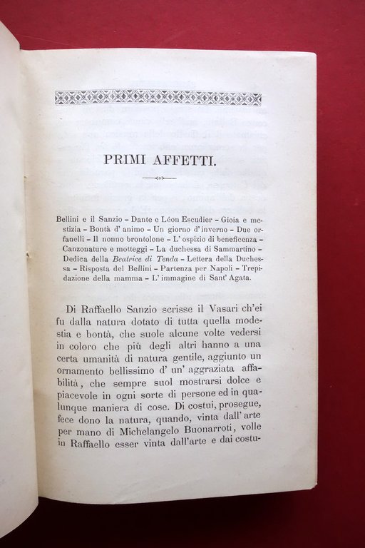 Vincenzo Bellini Vita Antonino Amore NiccolÚ Giannotta Catania 1894