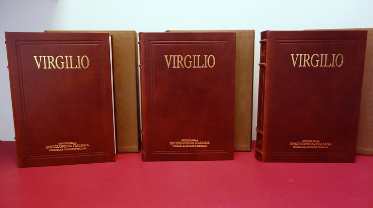 VIRGILIO Enciclopedia Virgiliana Treccani Roma 1996 6 Volumi Completo