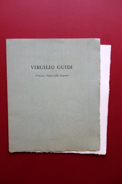 Virgilio Guidi Acquaforte Originale Prova d'Artista 1972 Ex Libris Piero …