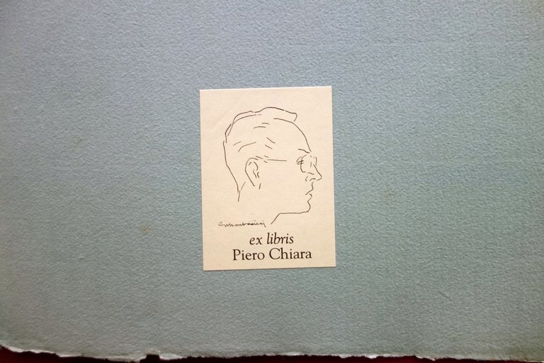 Virgilio Guidi Acquaforte Originale Prova d'Artista 1972 Ex Libris Piero …
