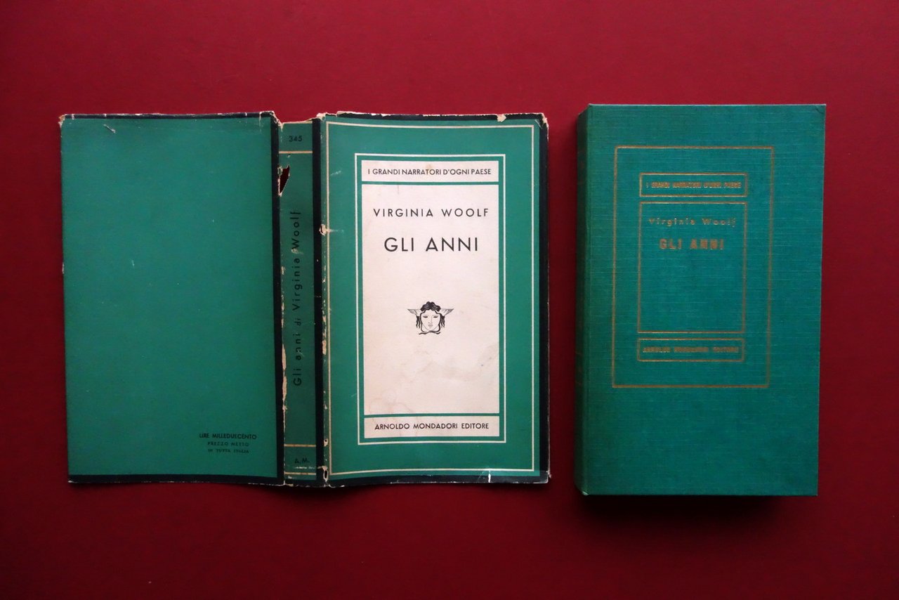 VIrginia Woolf Gli Anni Mondadori Medusa 1955 1∞ Edizione Italiana