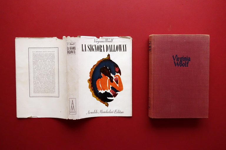 Virginia Woolf La Signora Dalloway Illustrazioni Broggini Mondadori 1949 2∞ Ed.