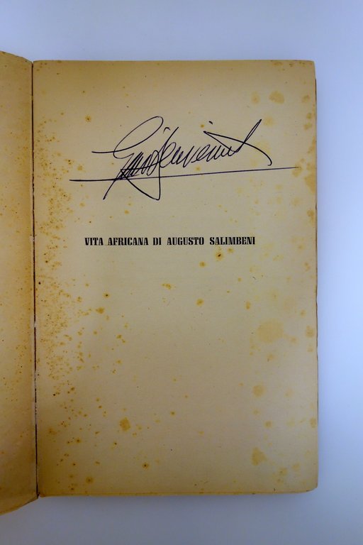 Vita Africana di Augusto Salimbeni G. Benvenuti Farraguti Modena 1942 … | Immagine Gallery 4