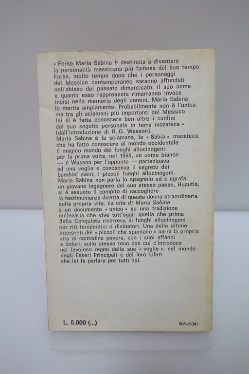 VITA DI MARIA SABINA LA SCIAMANA DEI FUNGHI ALLUCINOGENI ESTRADA … | Immagine Gallery 2