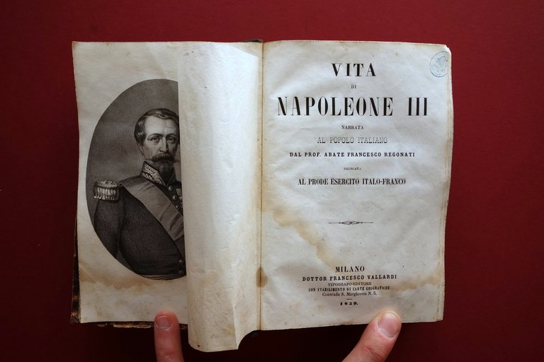 Vita di Napoleone III 1859 Il Maestro del Villaggio Almanacco …