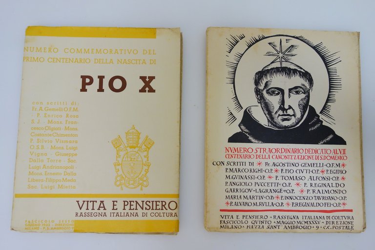 VITA E PENSIERO 1935 ANNATA COMPLETA 12 NN. CON 3 …