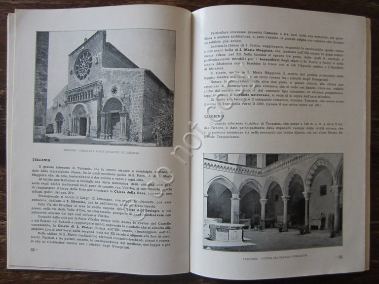Viterbo Enit 1943 Dintorni Itinerari Turismo Citt‡ d'Arte Lazio Palazzo …