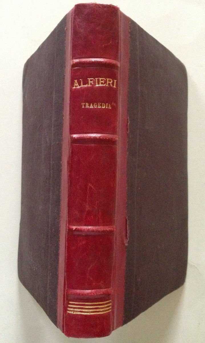 Vittorio Alfieri Vita e Tragedie Teatro Tragico Completo Milano 1850