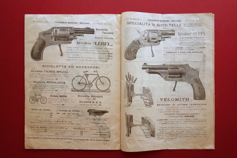 Vittorio Bonomi Milano Catalogo Fonografi Grammofoni Rivoltelle Binocoli 1904 | Immagine Gallery 4