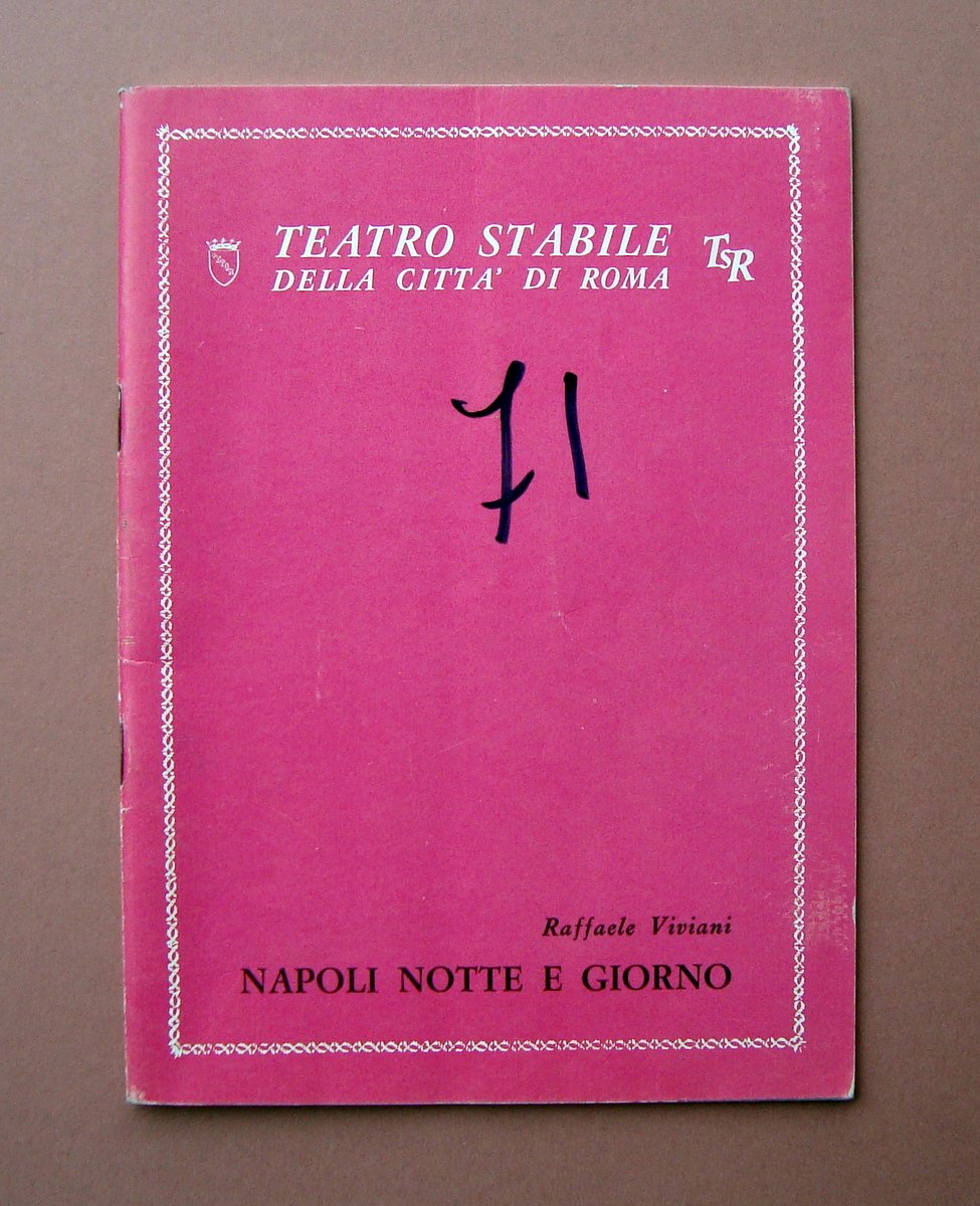 Viviani Raffaele Napoli giorno e notte Teatro Stabile Roma stagione …