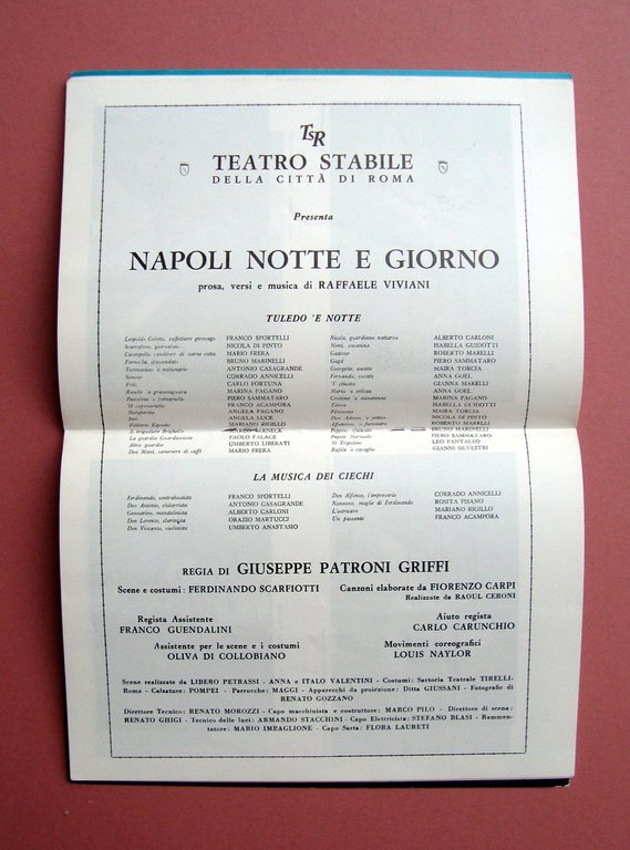 Viviani Raffaele Napoli giorno e notte Teatro Stabile Roma stagione …