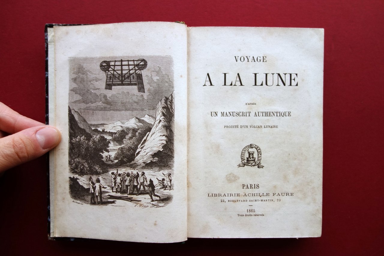 Voyage a La Lune d'apres d'un Manuscrit Authentique Cathelineau Faure …