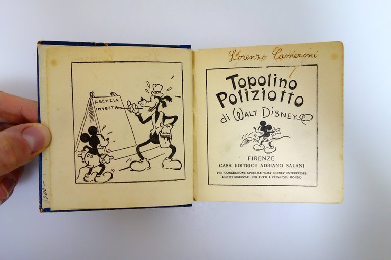 Walt Disney Topolino Poliziotto Salani Firenze 1936 Edizione Originale | Immagine Gallery 3