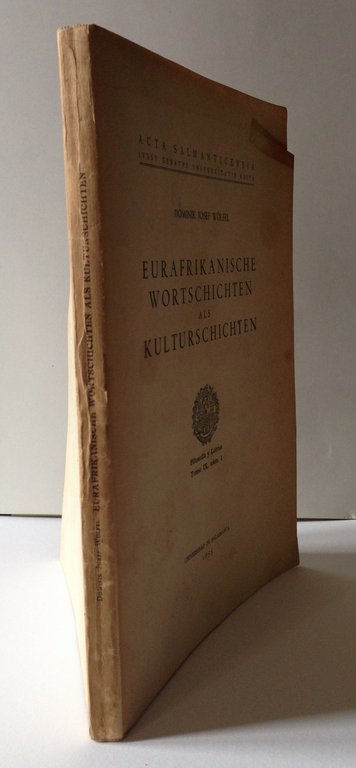 WOELFEL EURAFRIKANISCHE WORTSCHICHTEN ALS KULTURSCHICHTEN MADRID 1955 | Immagine Gallery 2