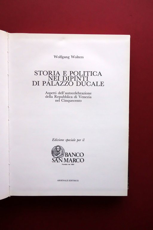 Wolfgang Wolthers Storia e Politica nei Dipinti di Palazzo Ducale …