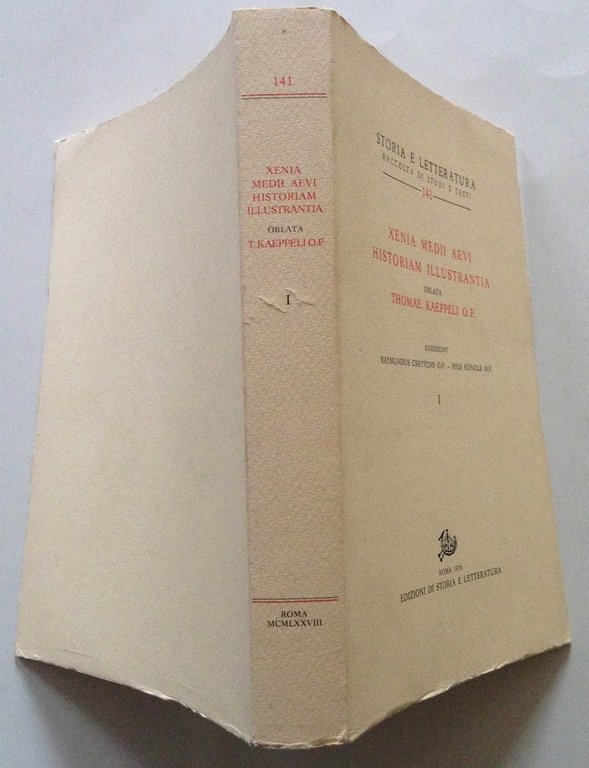 Xenia Medii Avevi Historiam Illustrantia Oblata Thomae Kaeppeli O.P. 2 …