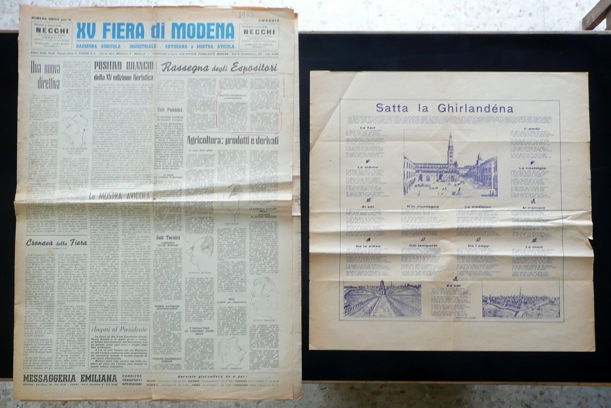 XV Fiera di Modena Rassegna Agricola Industriale Artigiana Num. Unico …