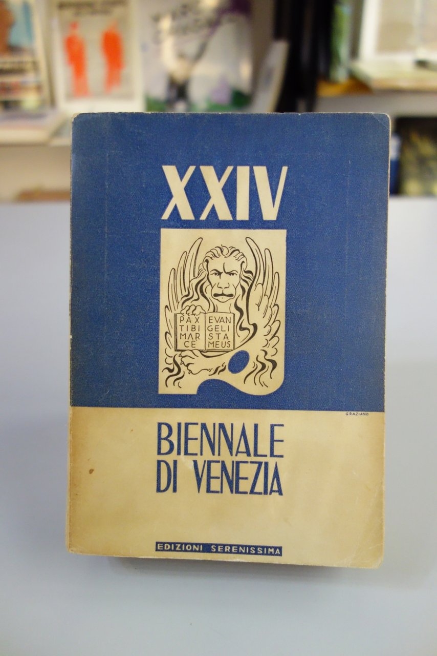 XXIV BIENNALE DI VENEZIA EDIZIONI SERENISSIMA CATALOGO 1948