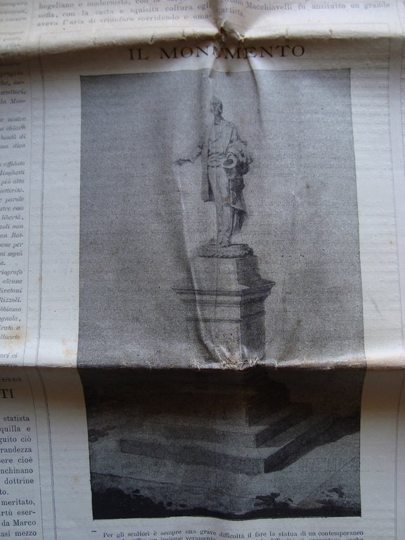 XXVIII Giugno 1896 Monumento a Minghetti Supplemento 180 del Resto …