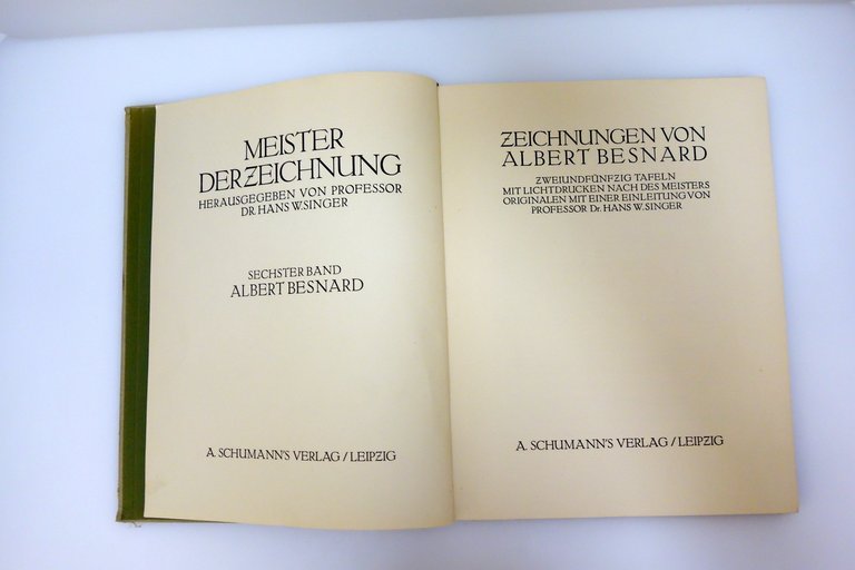 ZEICHNUNGEN VON ALBERT BESNARD SCHUMANN'S VERLAG 1912