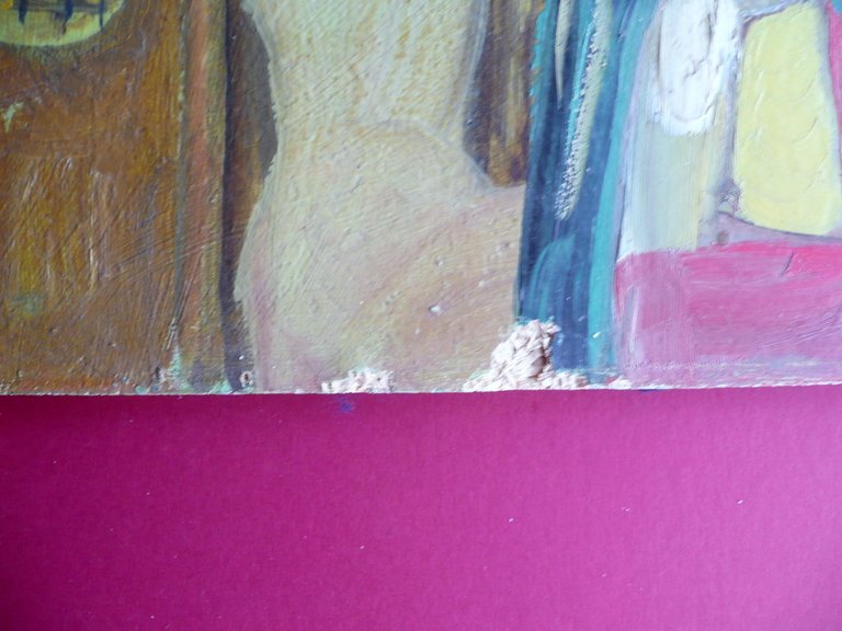 Zeno Bellini Quadro Tempera Pittura Arte Novecento Mirandola Modena Originale