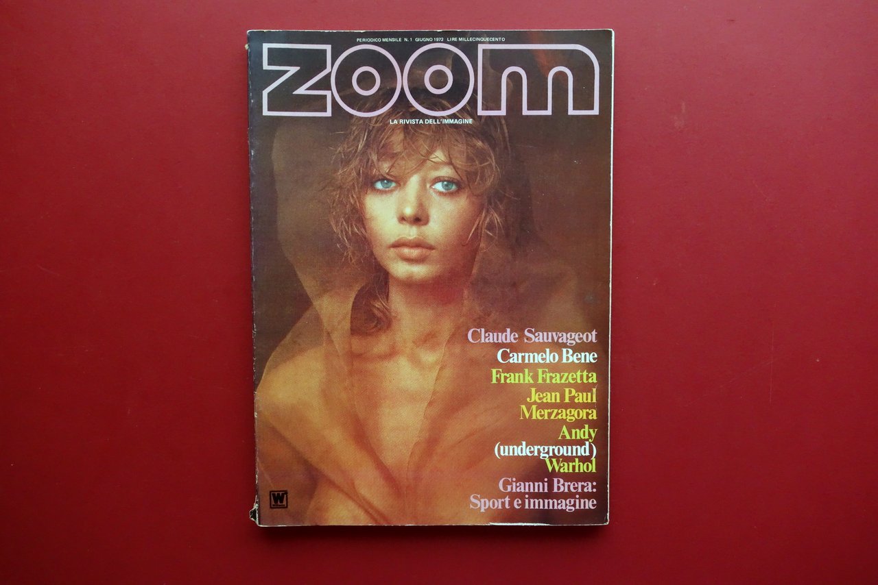 Zoom Rivista dell'Immagine Anno 1 Numero 1 Giugno 1972 Warhol …