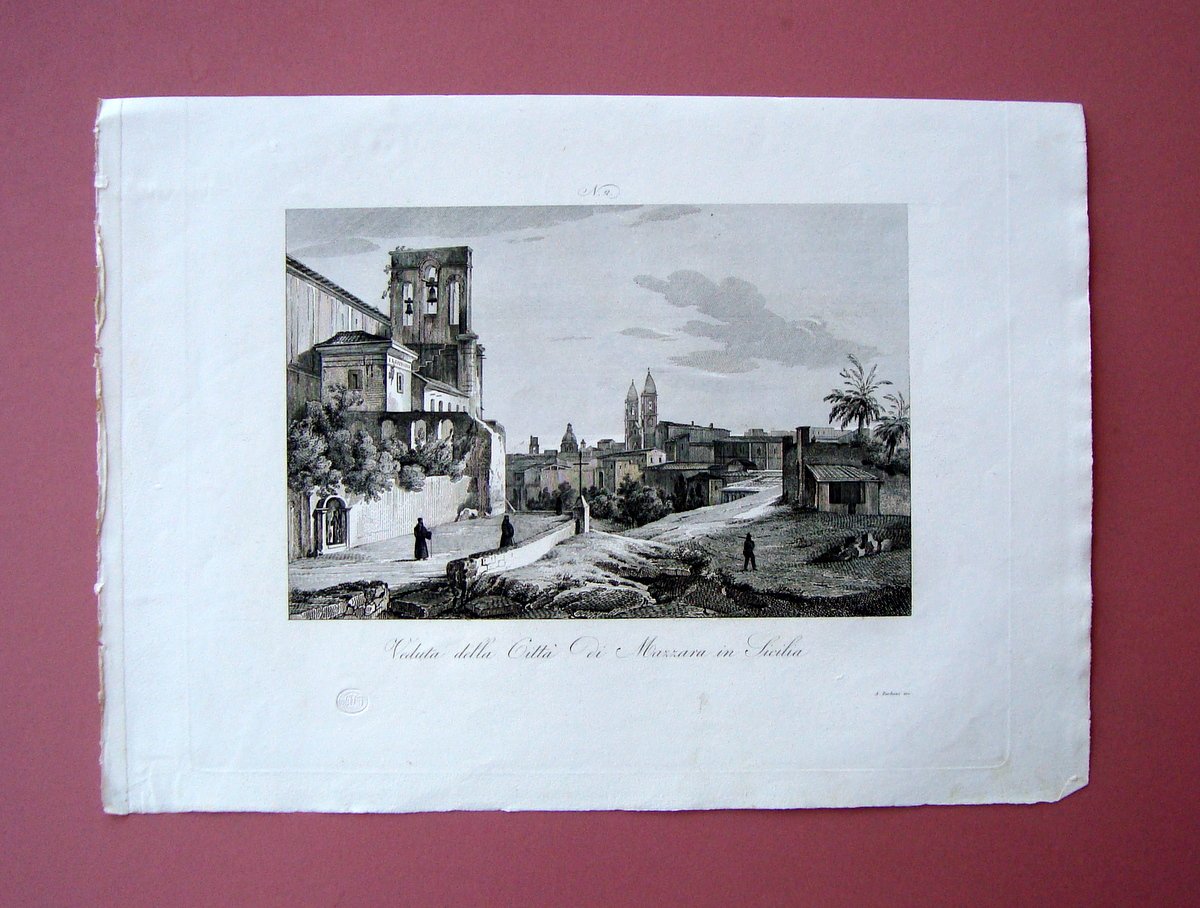 Zuccagni Orlandini Veduta della città di Mazzara in Sicilia 1844 … | Immagine principale
