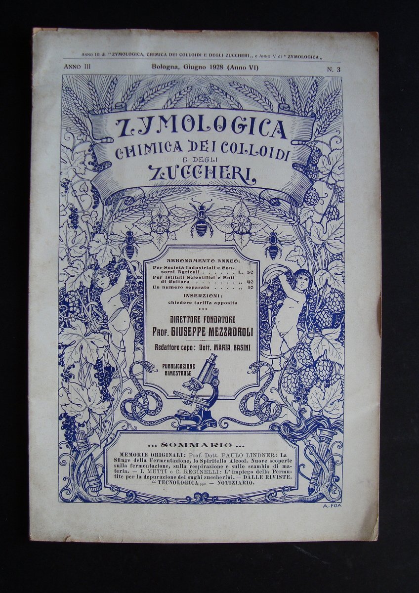 ZYMOLOGICA CHIMICA DEI COLLOIDI E DEGLI ZUCCHERI RIV ANNO III …