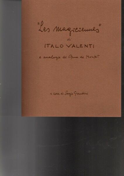 Les Magiciennes Di Italo Valenti E Analogie Di Anne De …