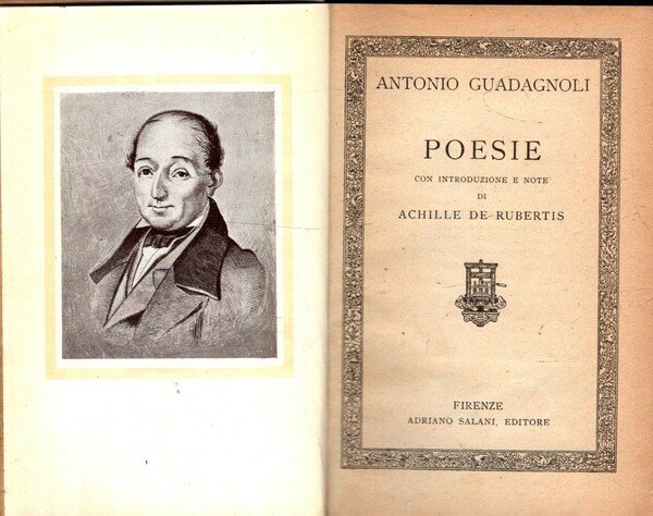 ANTONIO GUADAGNOLI POESIE