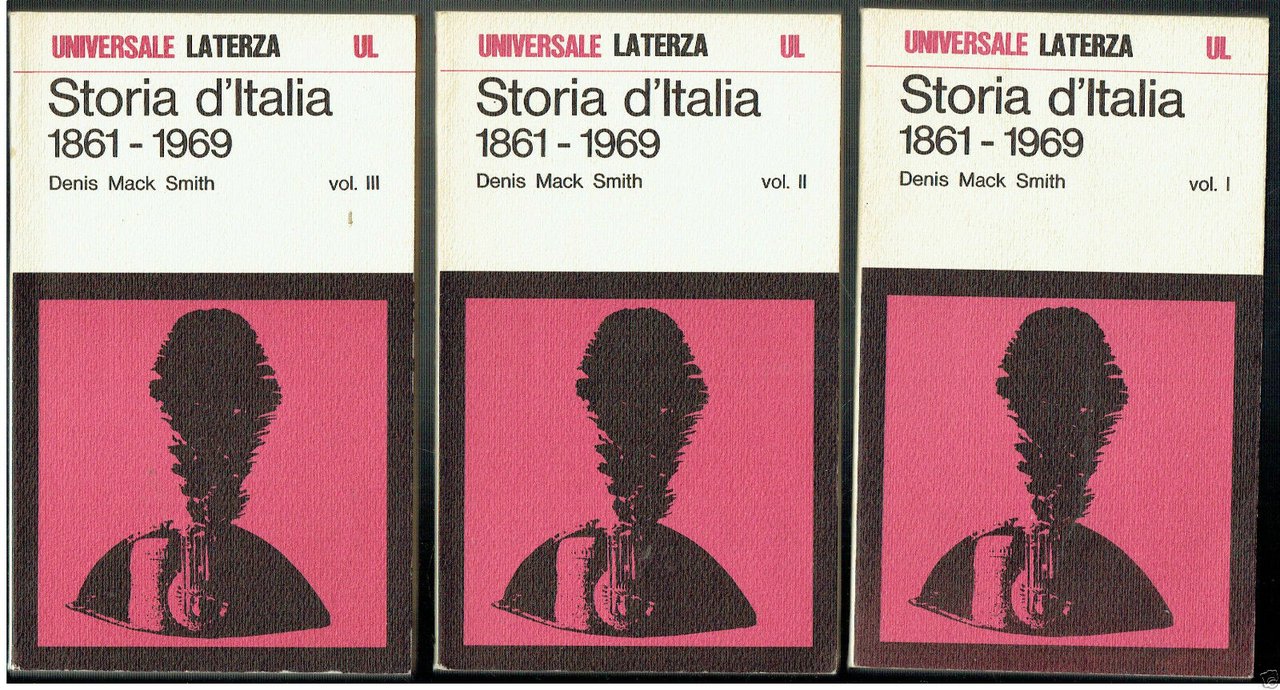 3 VOLUMI STORI D'ITALIA 1861 1969 LA TERZA