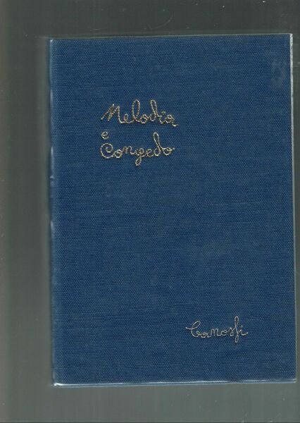MELODIA E CONGEDO ** ANGELO CANOSSI 1972 (RIL. BLU)
