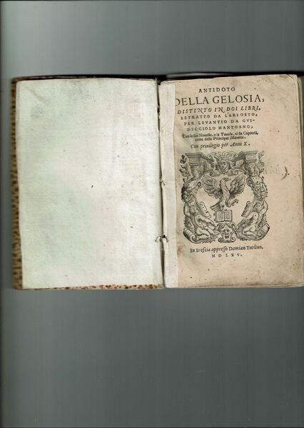 Antidoto della gelosia 1565 | Immagine principale