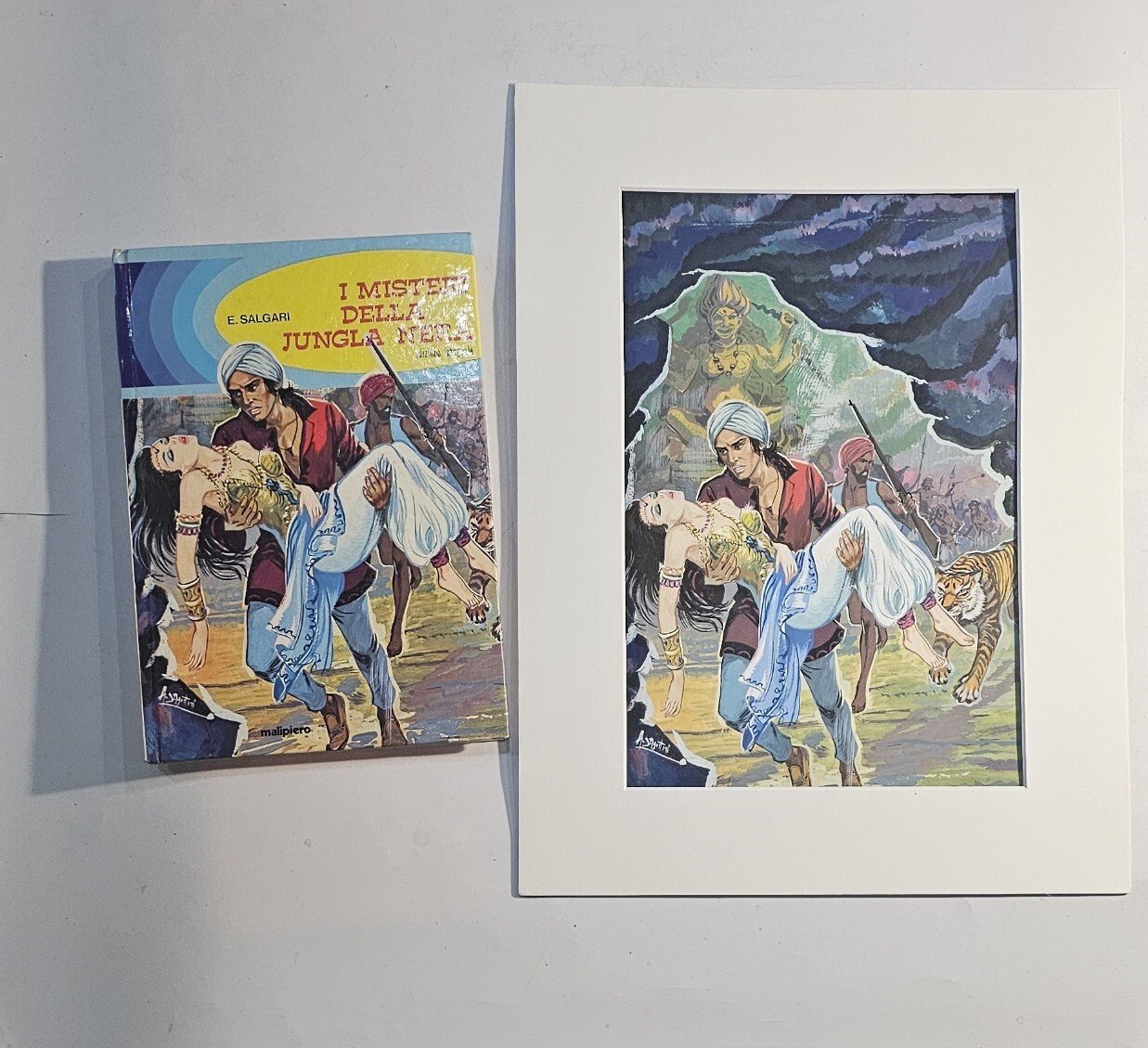 5 disegni originali di Antonio D'agostini per Malipiero