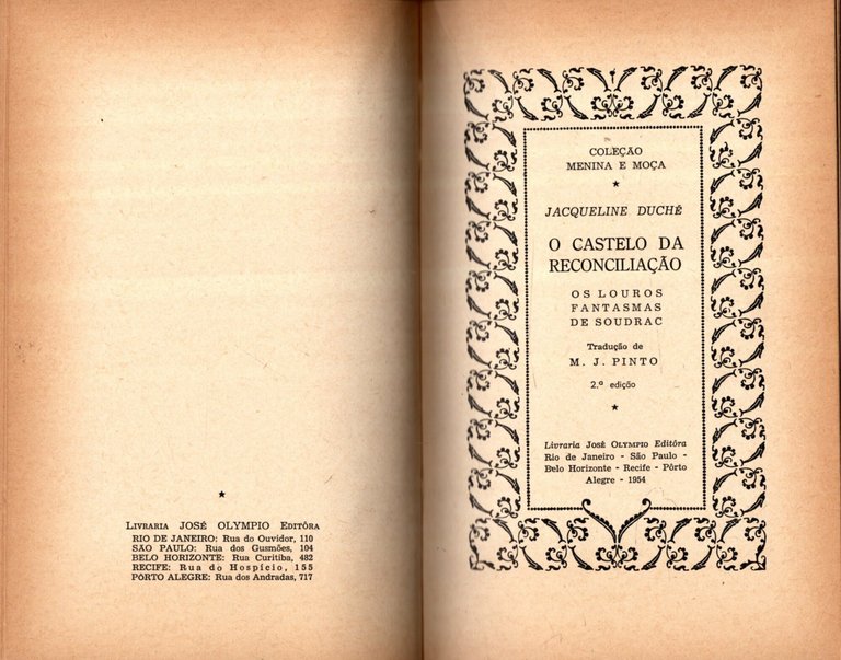 A MENINA FEITICERA - O CASTELO DA RECONCILIACAO