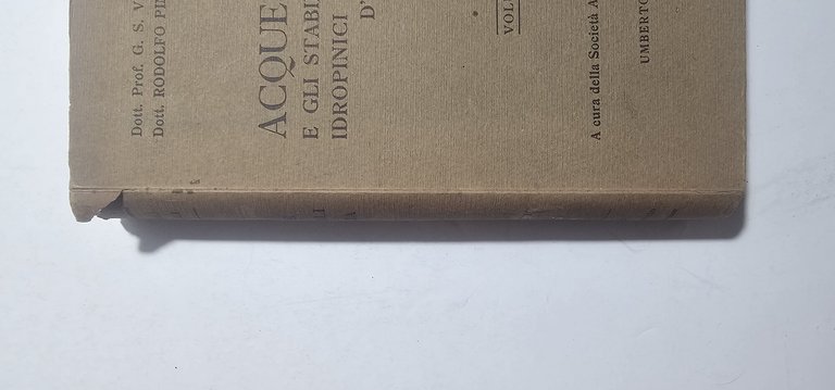 Acque minerali stabilimenti termali Italia 1916 Vinaj Pinali idrologia medica | Immagine Gallery 5