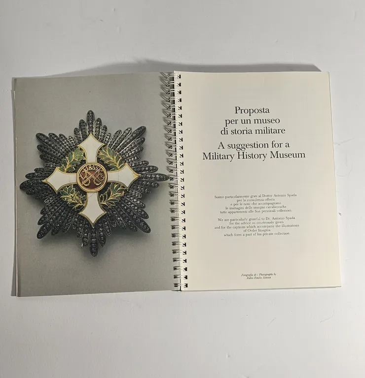 Agenda Beretta 1990 Illustrata Militaria Ordini Cavallereschi