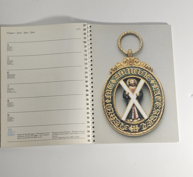 Agenda Beretta 1990 Illustrata Militaria Ordini Cavallereschi | Immagine Gallery 3