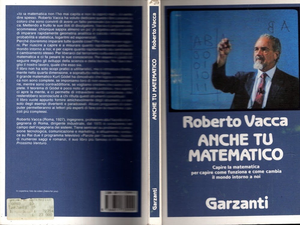 Anche tu matematico. La più chiara e facile introduzione alla …