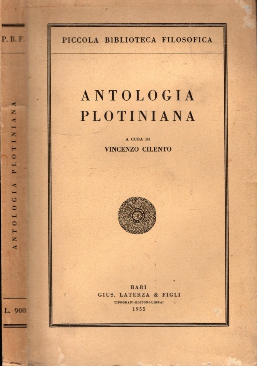 ANTOLOGIA PLOTINIANA