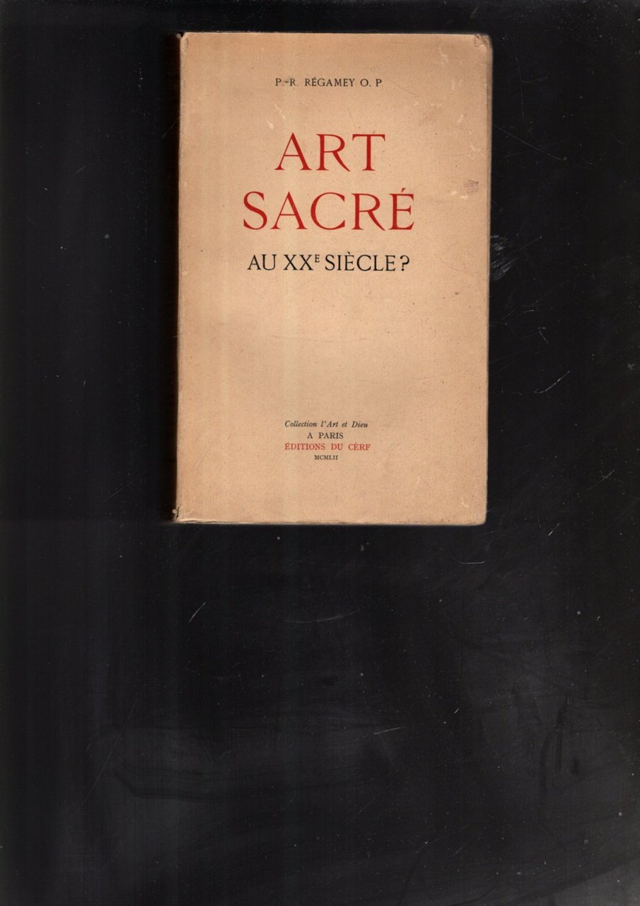 ART SACRE' AU XX SIECLE?