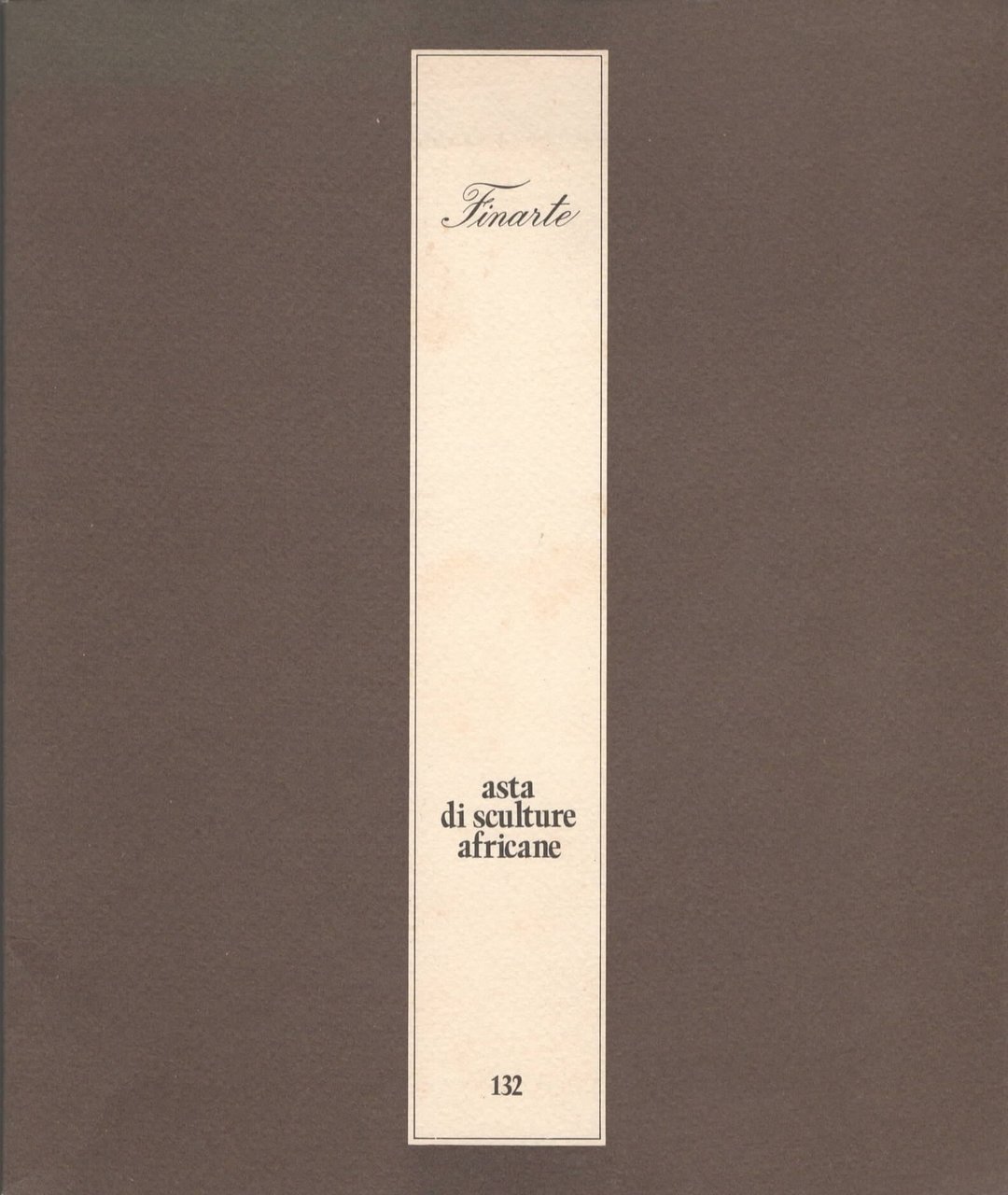 Asta di sculture africane 1972