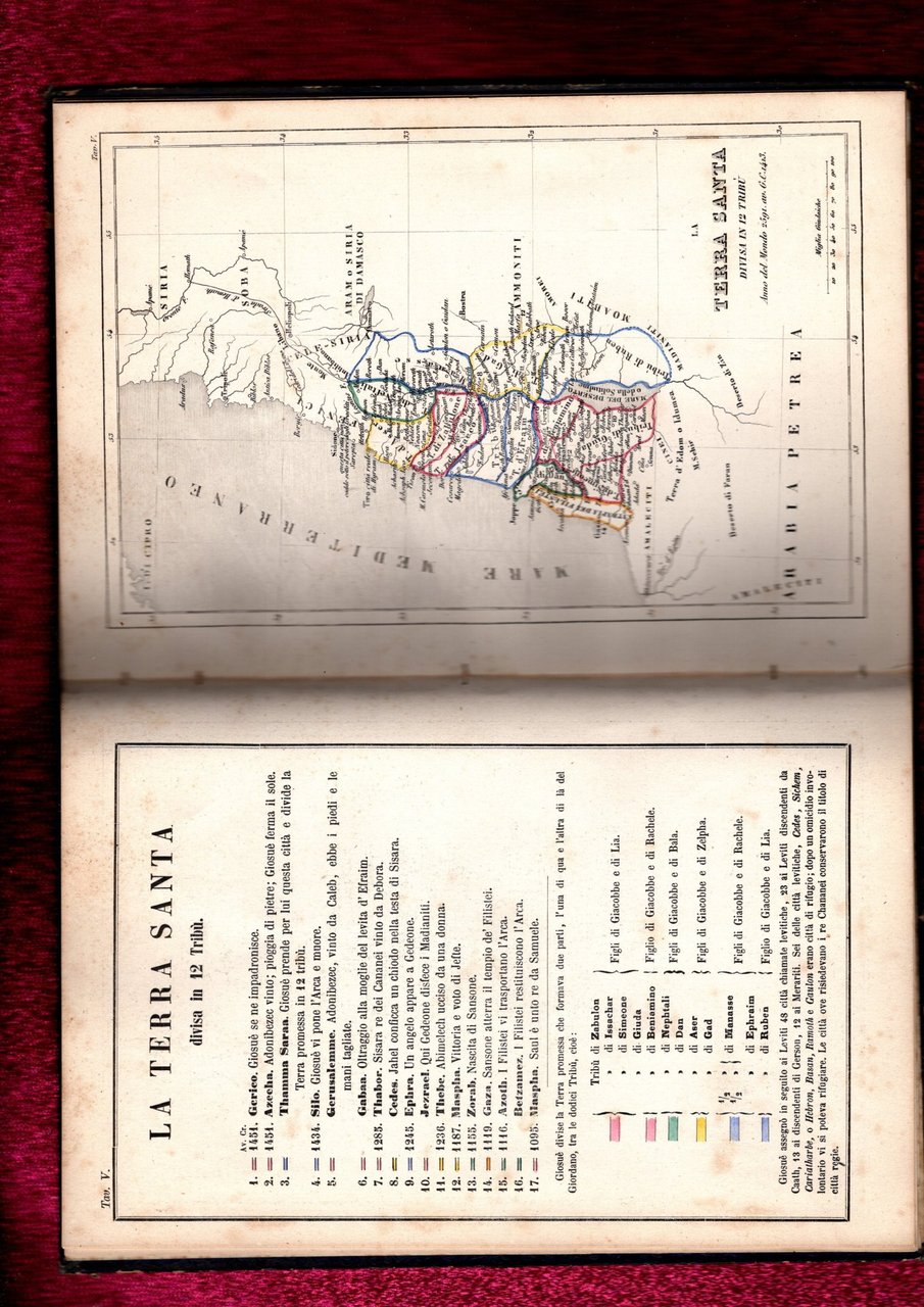 Atlante geografico annesso al commentario di Cornelio a Lapide