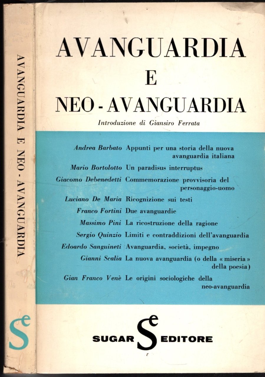 AVANGUARDIA E NEO-AVANGUARDIA