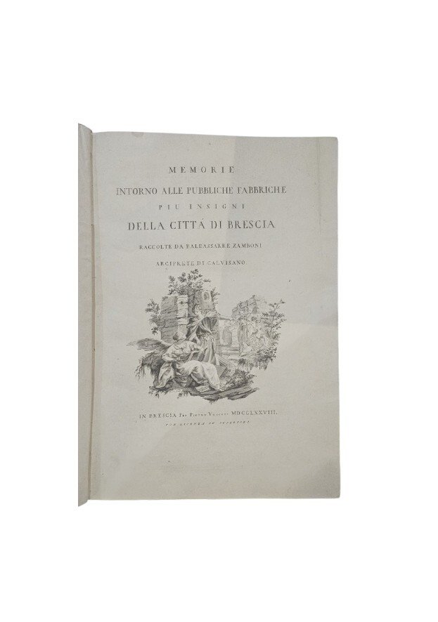 Baldassare Zamboni - Memorie intorno alle pubbliche fabbriche più insigne …