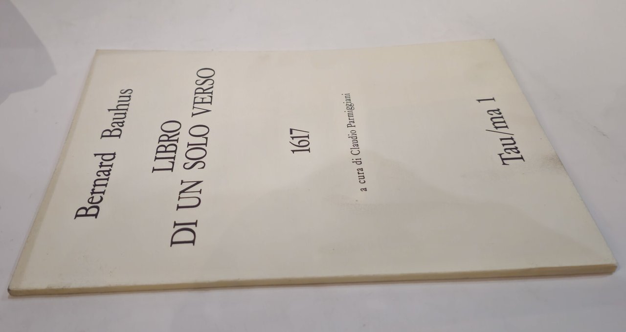 Bernhard Bauhus – Libro di un solo verso 1617 Tau/ma … | Immagine principale