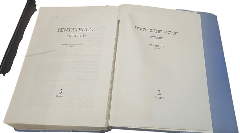Bibbia ebraica. Pentateuco e Haftaroth. Testo ebraico a fronte