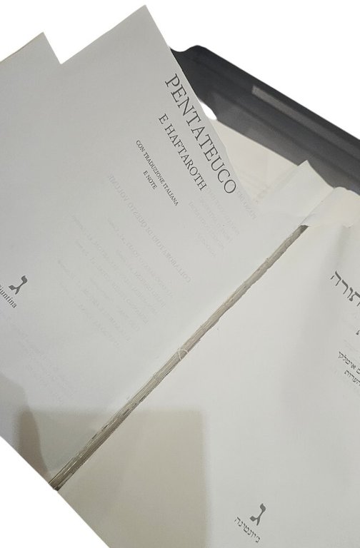 Bibbia ebraica. Pentateuco e Haftaroth. Testo ebraico a fronte